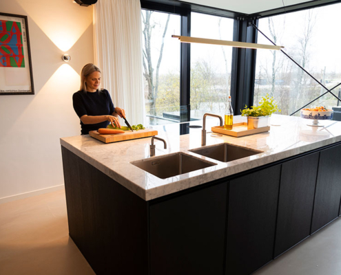 moderne keuken kookeiland muiden ihre kuche