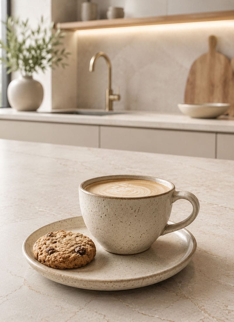 Koop koffie op moderne keuken van Duitse keukenspecialist Ihre Küche.